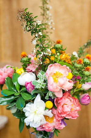Hand-tied Peony Bouquet