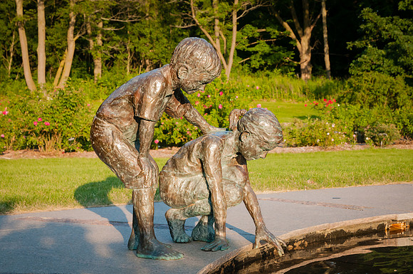 Wonderment Sculpture in Shrub Rose Garden