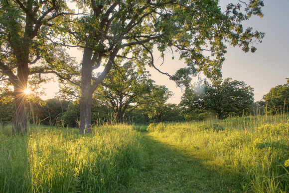 Sun Sets on the Prairie