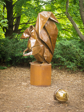 Seed Sower Origami Sculpture