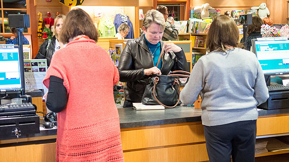 Merchandise purchase at Gift Store