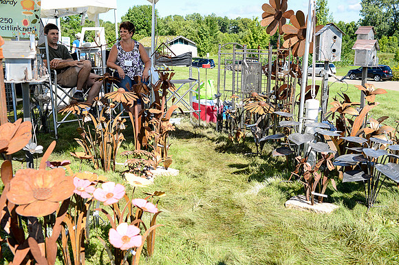 Handcrafted Metal Garden Art