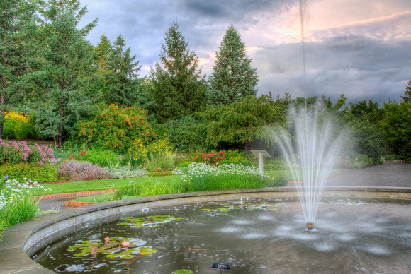 Stormy Evening Perennial Fountain 3