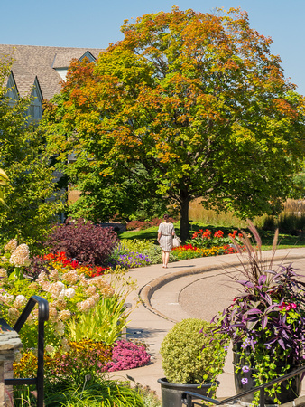 Entrtance Garden in Fall