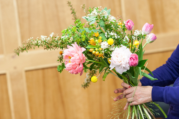 Hand-tied Peony Bouquet