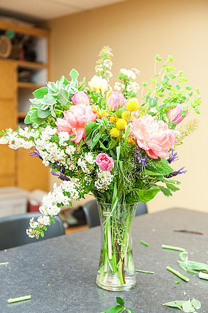 Hand-tied Peony Bouquet