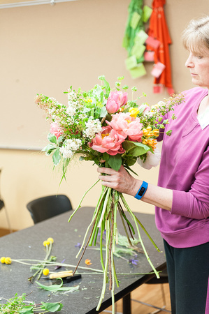 Hand-tied Peony Bouquet