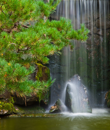 Japanese Garden Waterfall