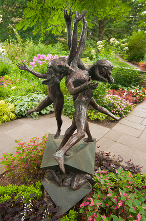 Winter Summer Nymphs sculpture
