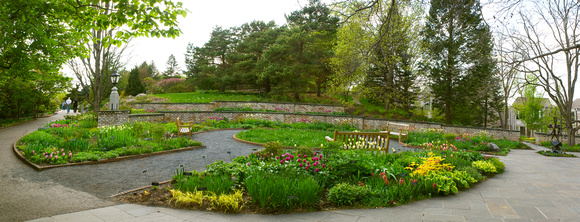 MacMillan Garden Spring Pano