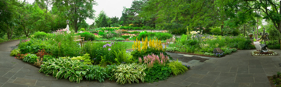 MacMillan Garden Summer Pano