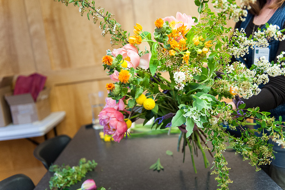 Hand-tied Peony Bouquet