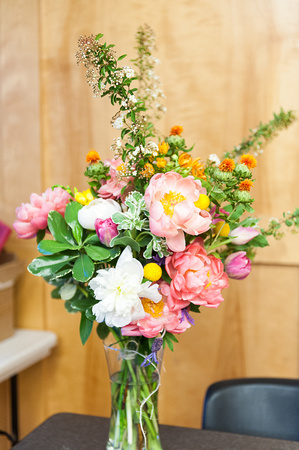 Hand-tied Peony Bouquet